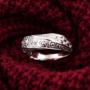 Bali Legacy Ring in Sterling Silver (Size 11.0) 6.70 Grams