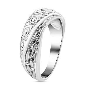 Bali Legacy Ring in Sterling Silver (Size 11.0) 6.70 Grams