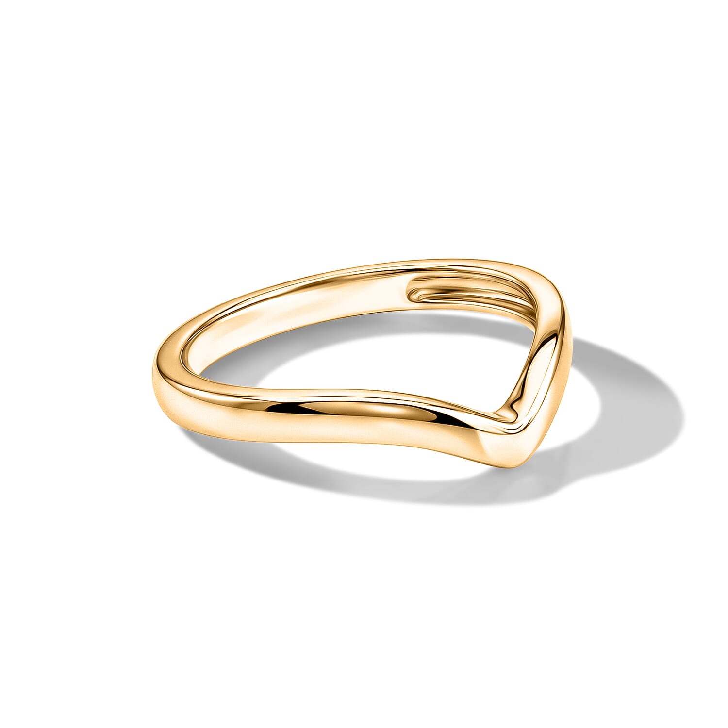 D'Joy 14K YG Over Sterling Silver Ring (Size 5.0) 2 Grams