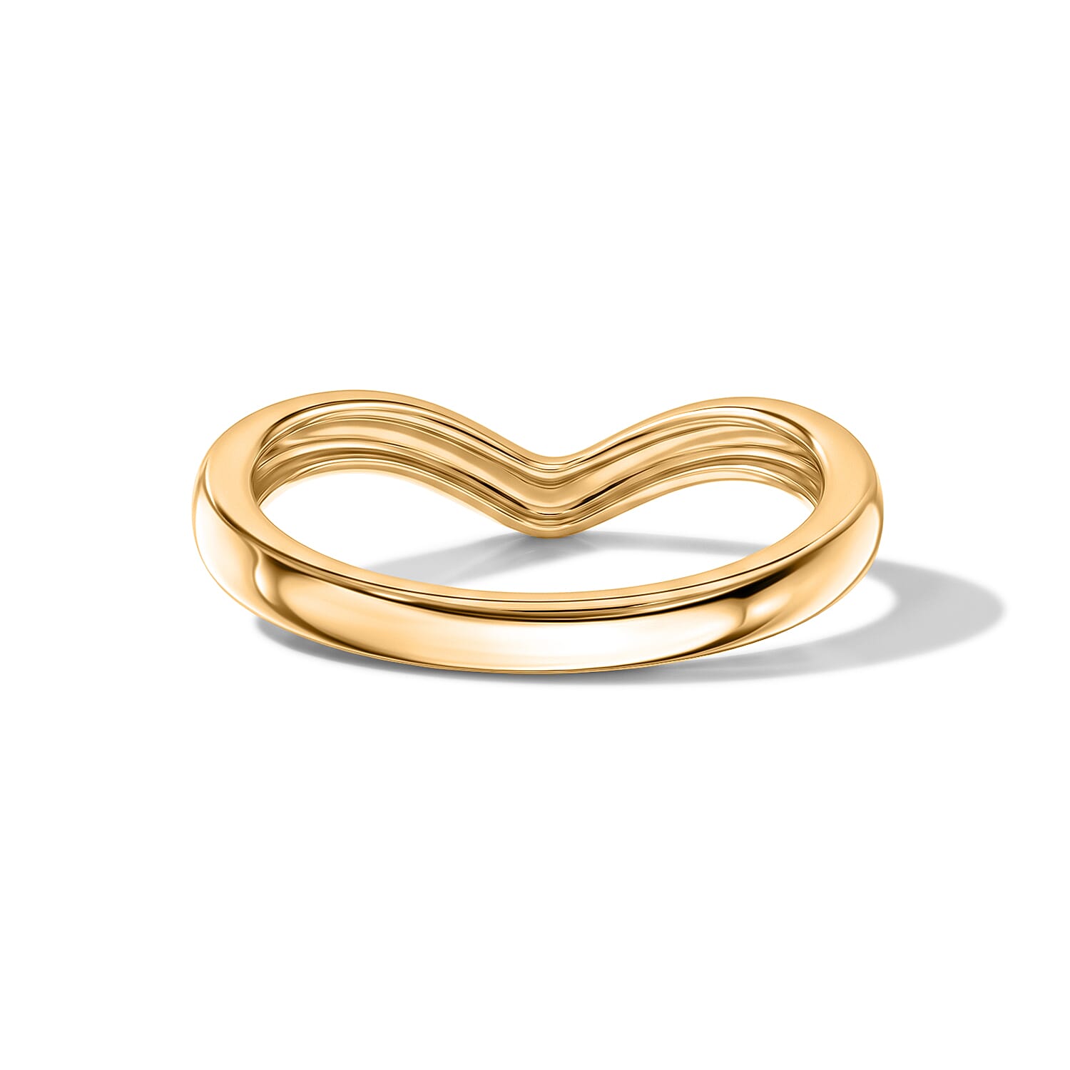 D'Joy 14K YG Over Sterling Silver Ring (Size 5.0) 2 Grams