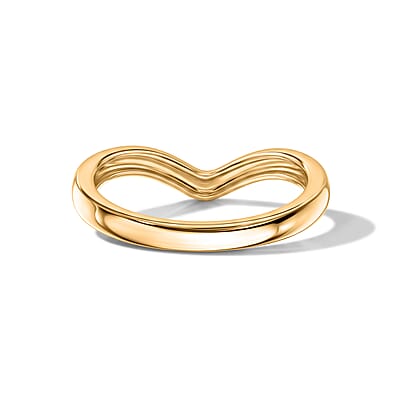 D'Joy 14K YG Over Sterling Silver Ring (Size 5.0) 2 Grams