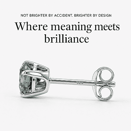 Rhodium Over Sterling Silver - Product card gallery slide 3 (10178491842873)