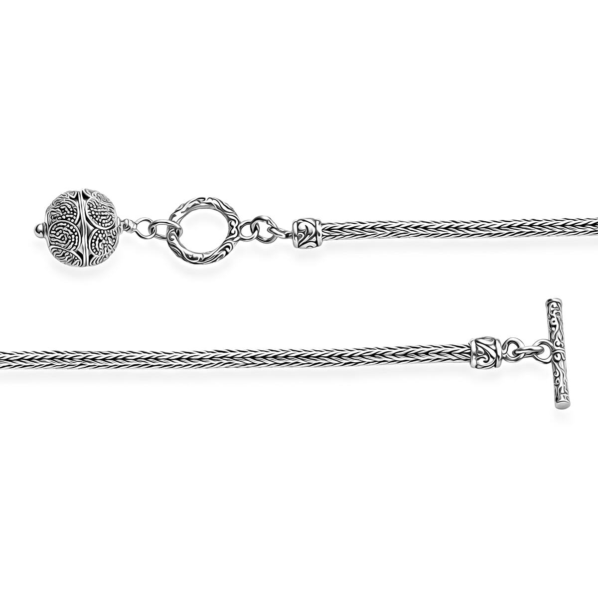 Bali Legacy Bracelet in Sterling Silver (7.25 In) 9.80 Grams image number 3