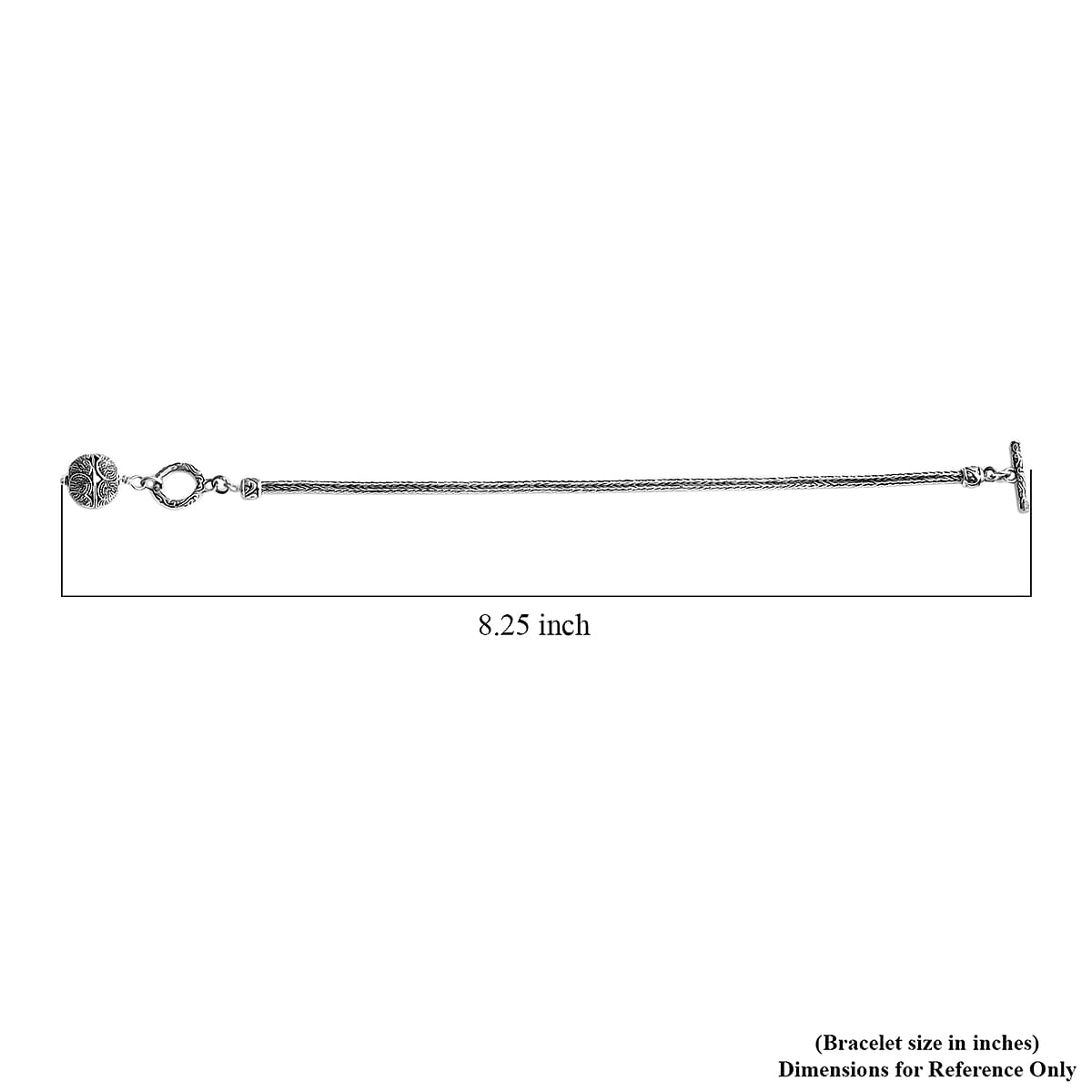 Bali Legacy Bracelet in Sterling Silver (7.25 In) 9.80 Grams image number 4
