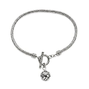 Bali Legacy Bracelet in Sterling Silver (7.25 In) 9.80 Grams