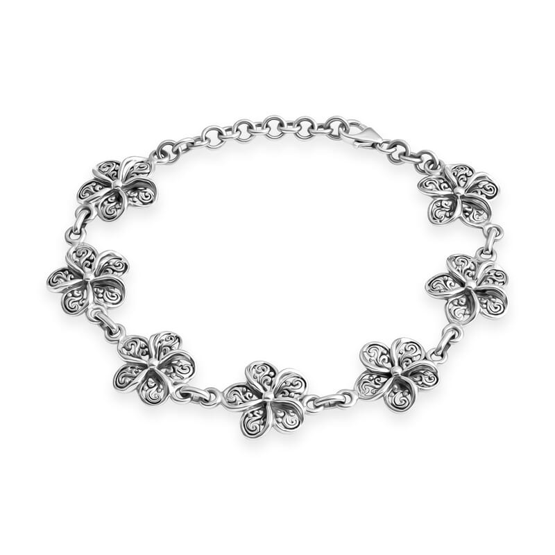 Artistry Tarakashi Collection Bracelet in Sterling Silver (7.25 In) 8.30 Grams