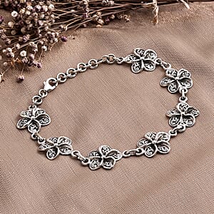 Artistry Tarakashi Collection Bracelet in Sterling Silver (7.25 In) 8.30 Grams