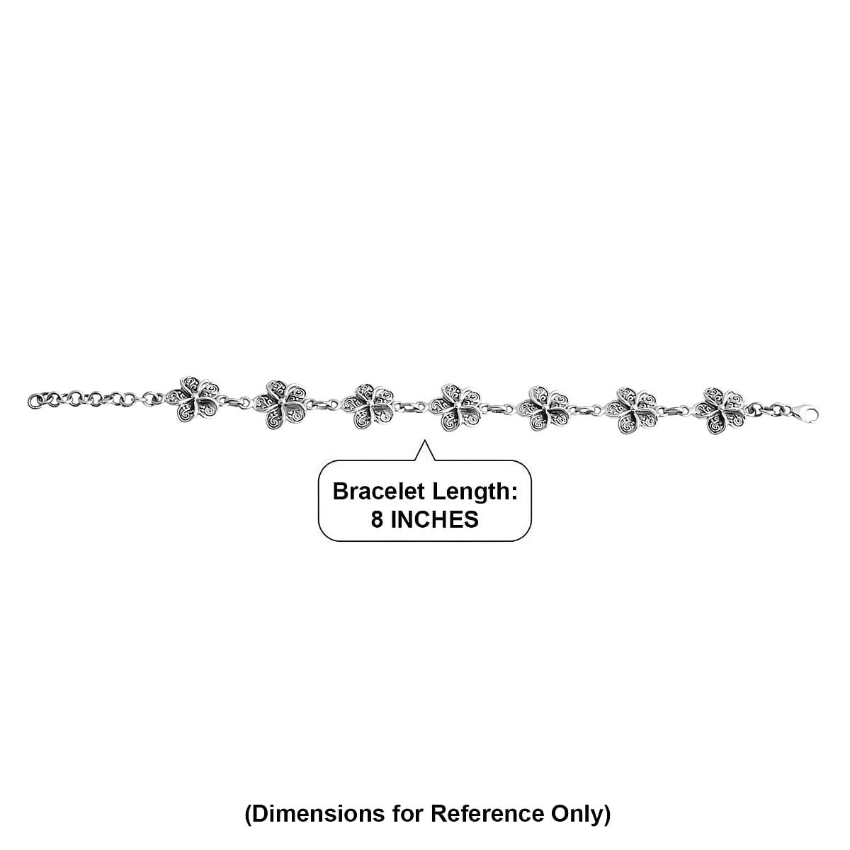 Artistry Tarakashi Collection Bracelet in Sterling Silver (7.25 In) 8.30 Grams image number 4