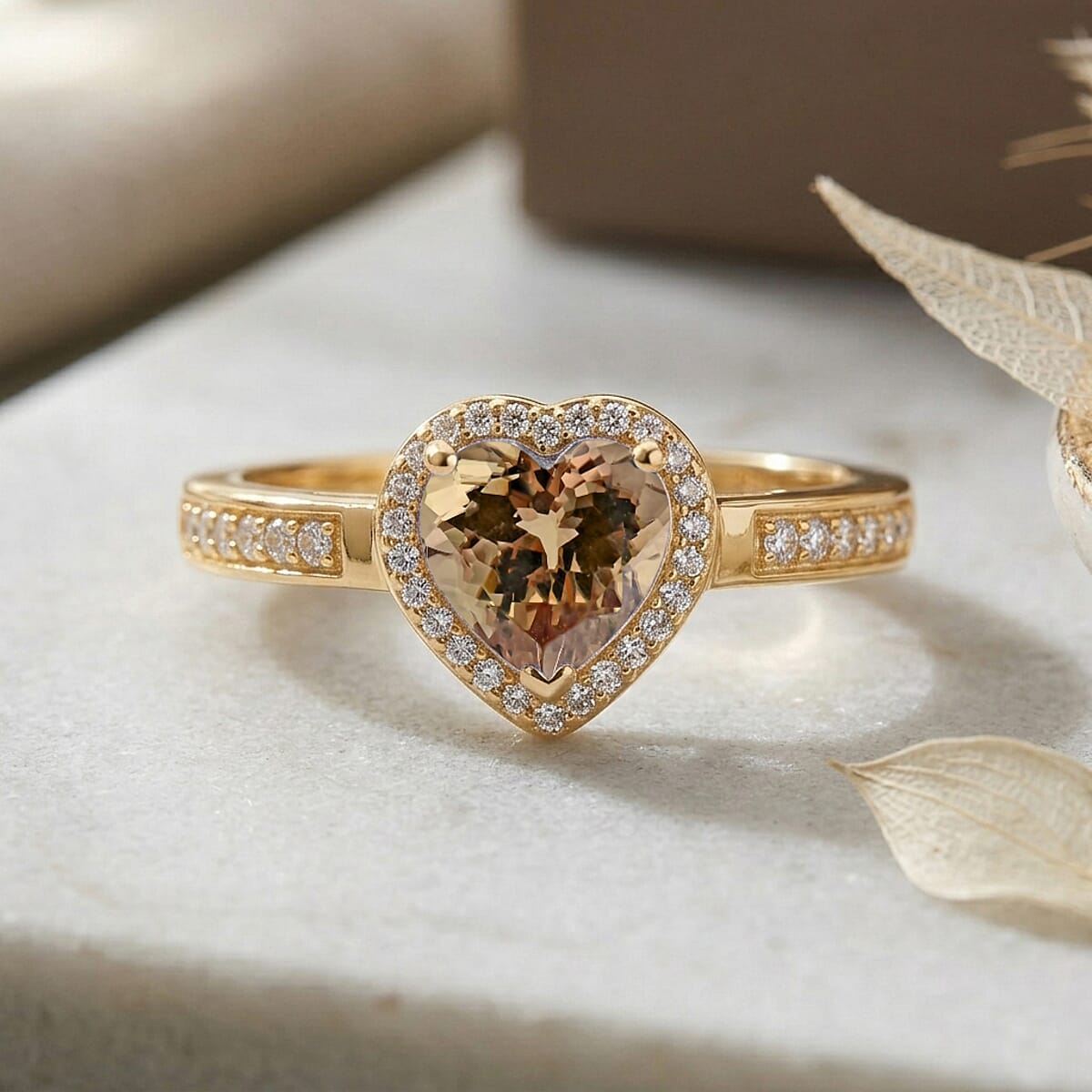 Rhapsody AAA Turkizite and Diamond E-F, VS 1.47 ctw Ring in 18K Yellow Gold (Size 10.5) 4 Grams image number 1