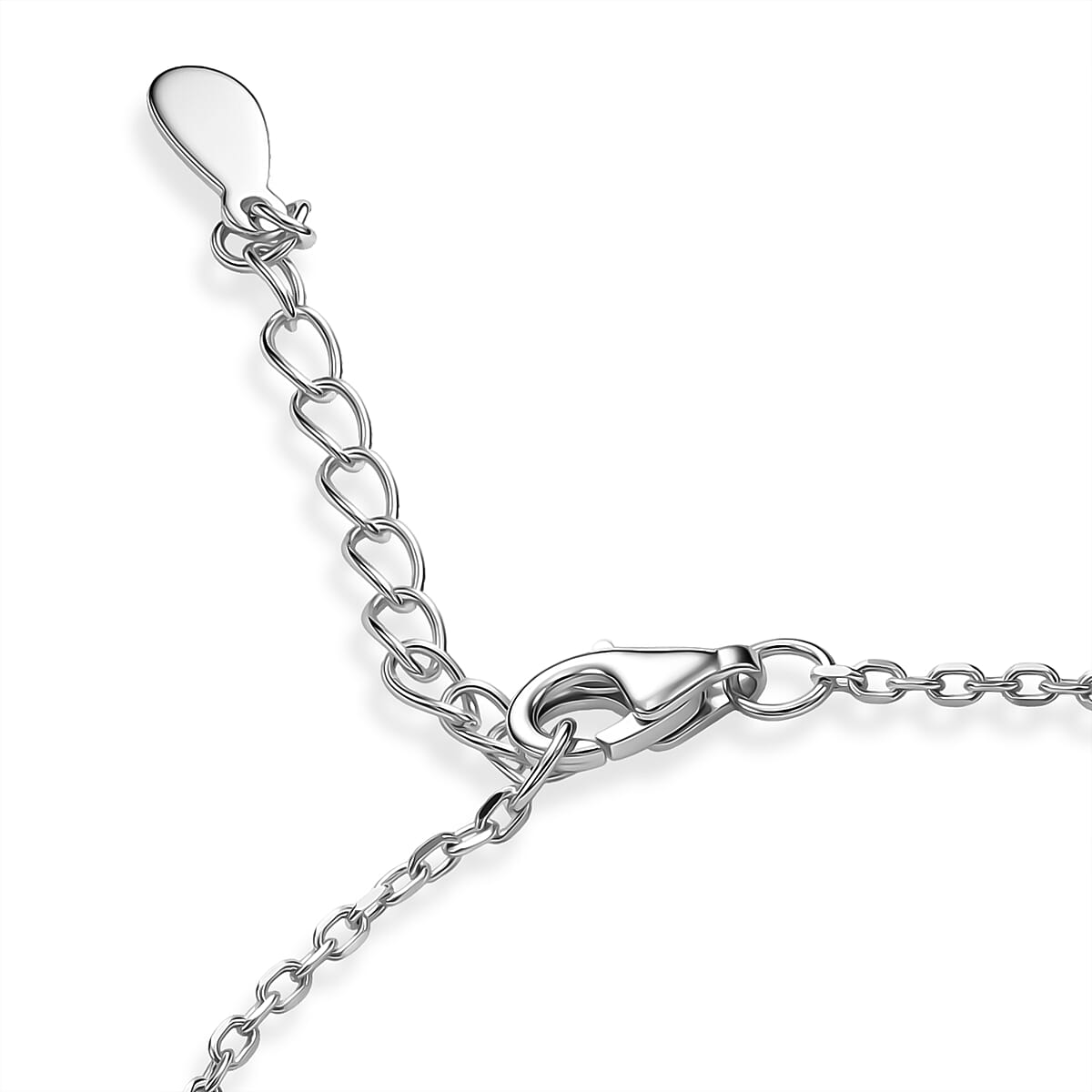 Butterscotch Amber, Simulated Diamond 1.60 ctw Bracelet in Sterling Silver (6.5-7.5In) image number 4