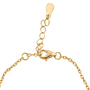 Butterscotch Amber, Simulated Diamond 1.60 ctw Bracelet in Sterling Silver (6.50-7.50In)