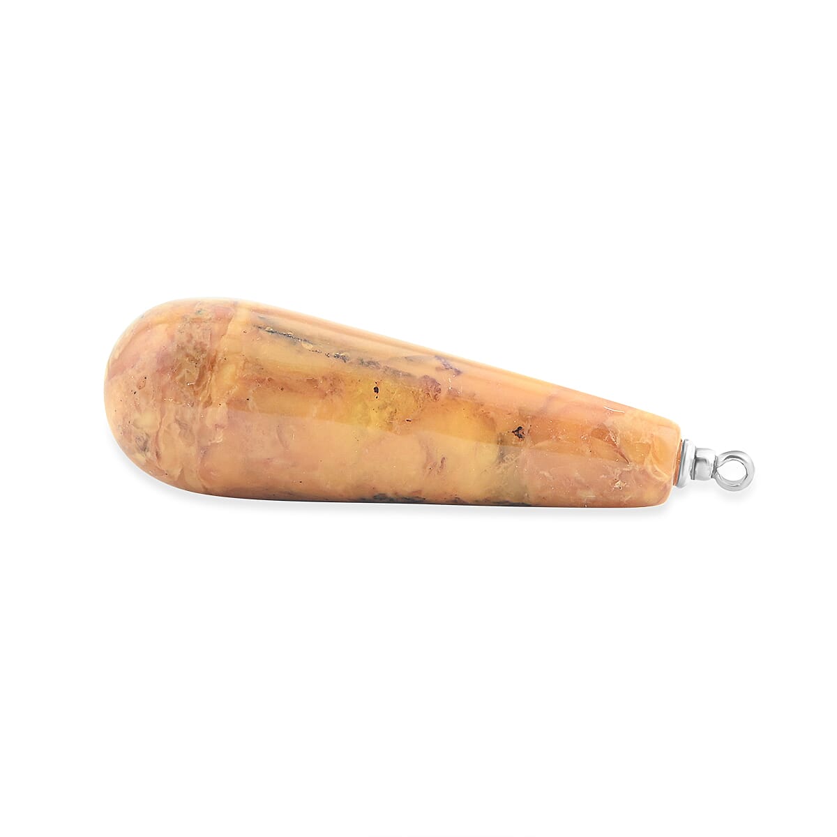 Baltic Amber Pendant without in Sterling Silver
