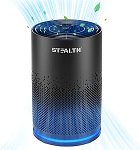 Closeout Stealth Air Purifier with Aromatherapy -Black