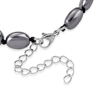 Genoa Terahertz PC21S Japanese Quartz Movement Bracelet Watch in Black Silvertone