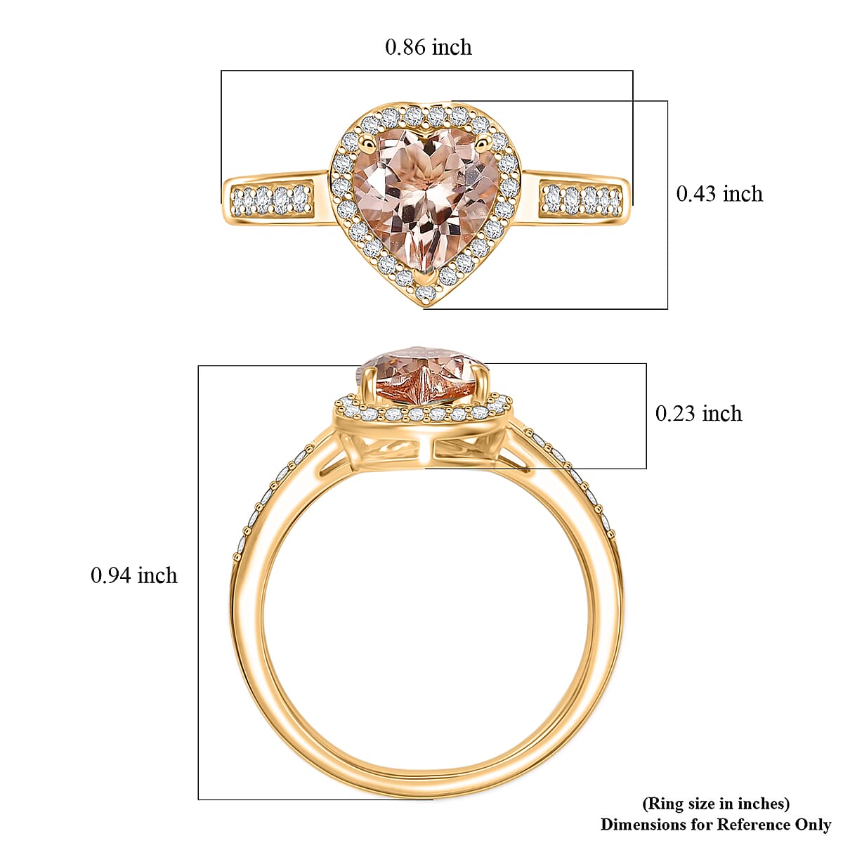 Rhapsody Premium Marropino Morganite and Diamond E-F, VS 1.42 ctw Ring in 950 Platinum (Size 6.5) 5 Grams image number 5