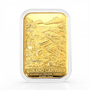 24K Gold Grand Canyon - American Treasure Forever Embossed Sheet (31x45.5mm) 10mg