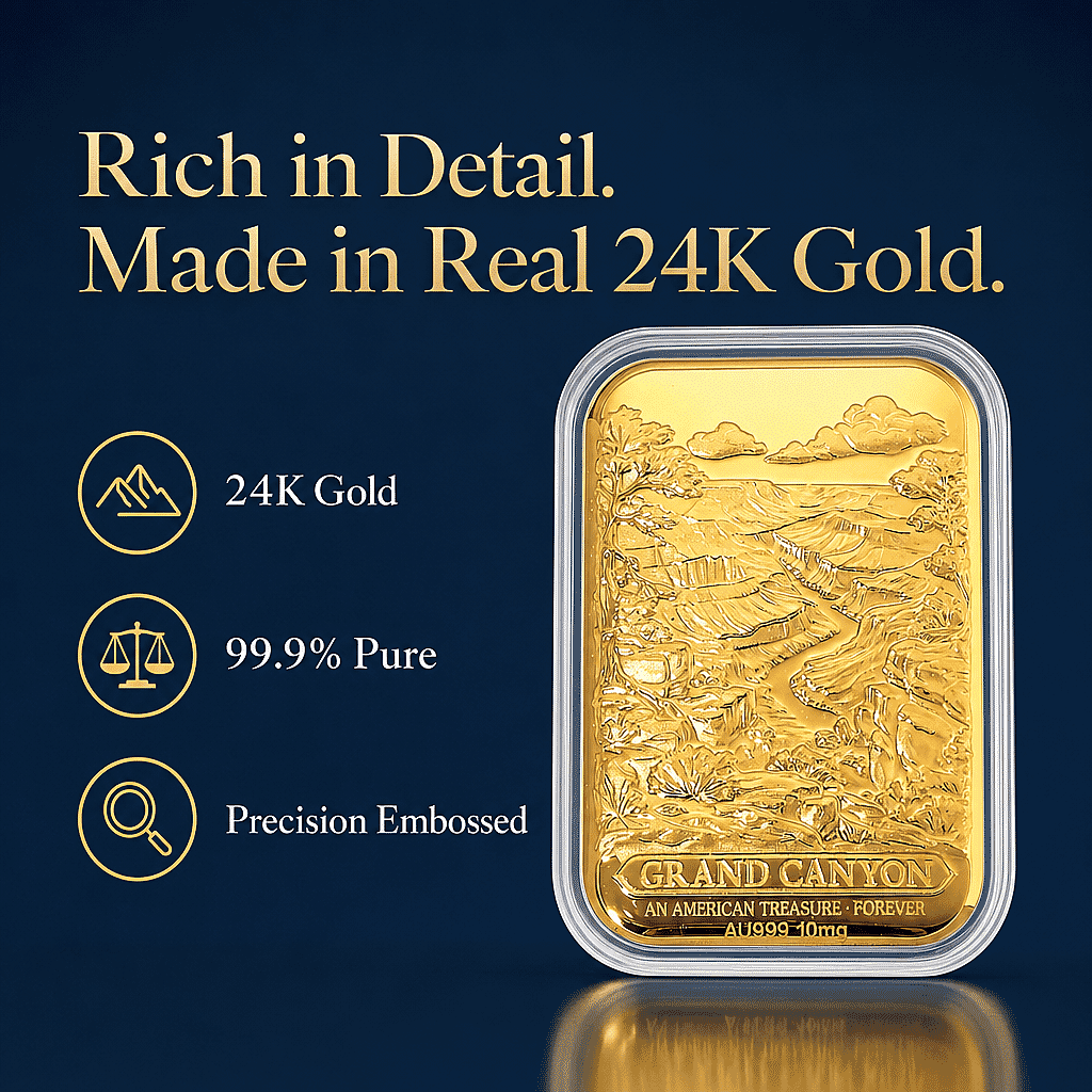 Grand Canyon 24k Gold Embossed Sheet 10mg (Del. In 10-12 Days)