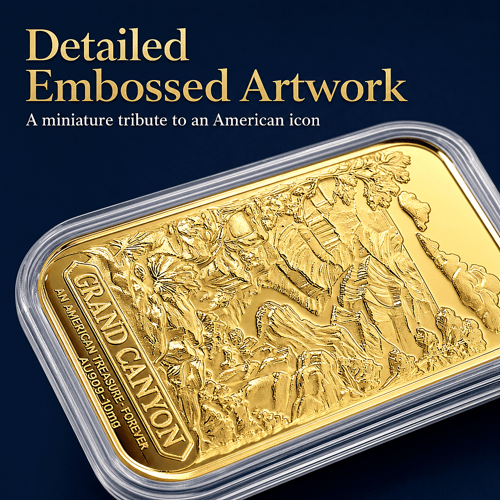 Grand Canyon 24k Gold Embossed Sheet 10mg (Del. In 10-12 Days)