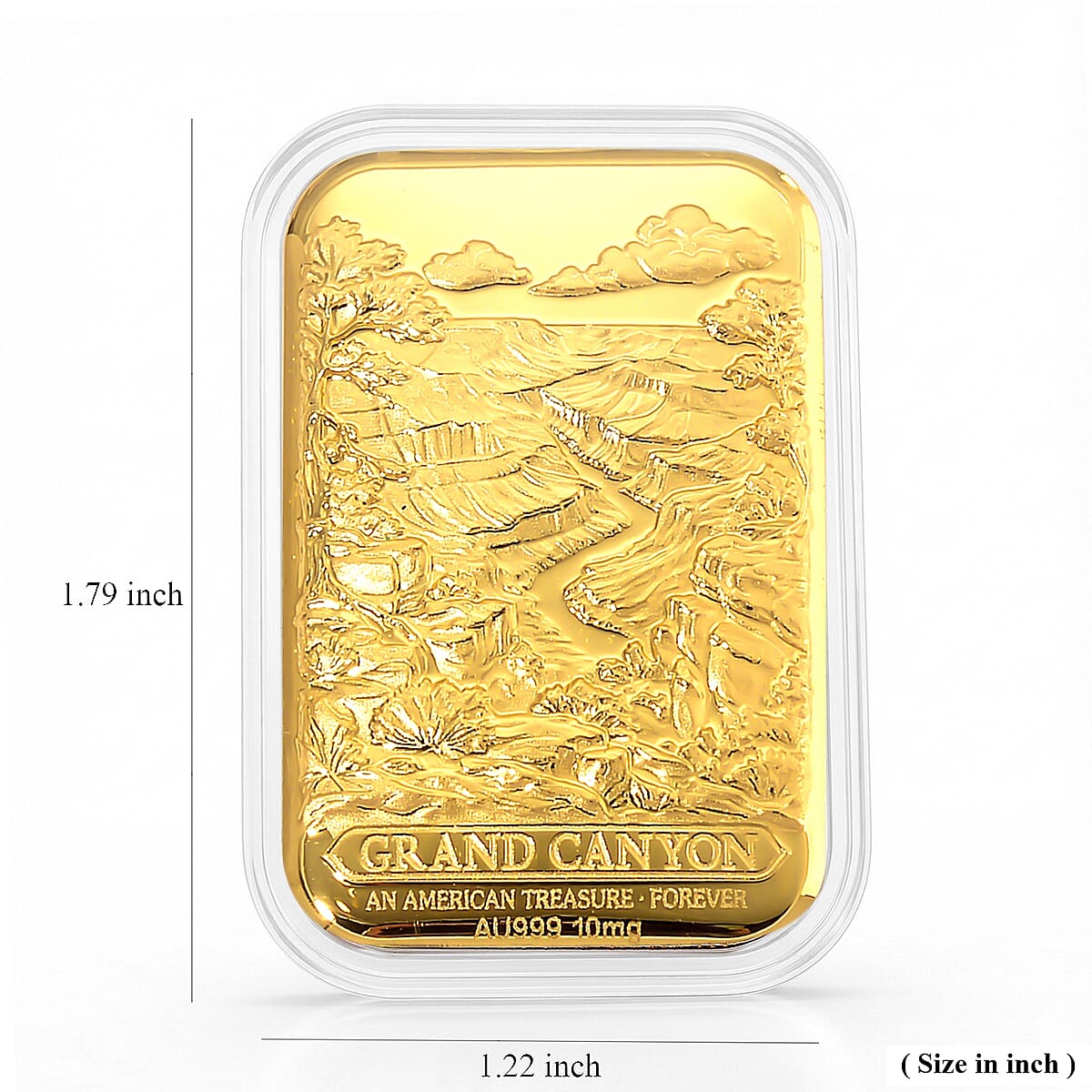 24K Gold Grand Canyon - American Treasure Forever Embossed Sheet (31x45.5mm) 10mg image number 4