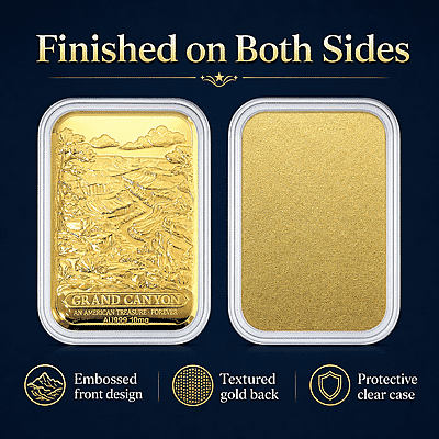 Grand Canyon 24k Gold Embossed Sheet 10mg
