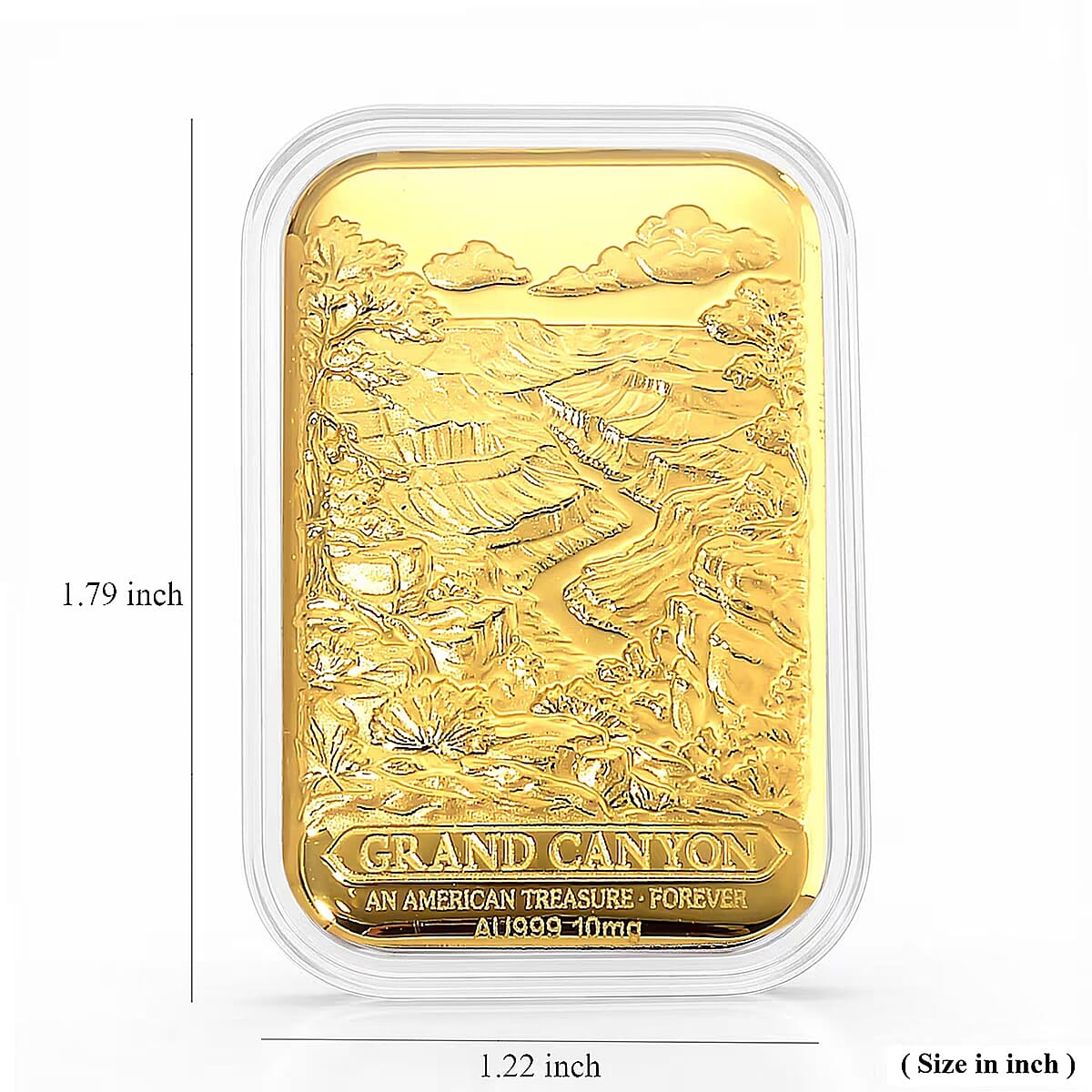 24K Gold Grand Canyon - American Treasure Forever Embossed Sheet (31x45.5mm) 10mg image number 5