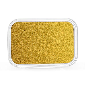 24K Yellow Gold Joy You Can Feel A Smile That Brings HappIness Embossed Sheet (31x45.5mm) 10mg