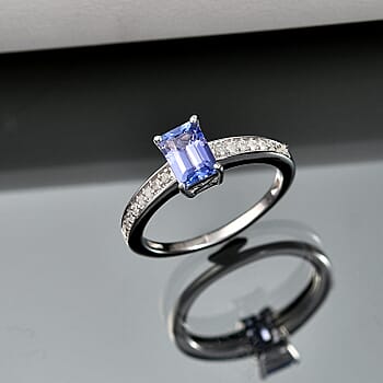 Tanzanite / Rhodium Over Sterling Silver / 7 - Product card gallery slide 2 (10178494726457)