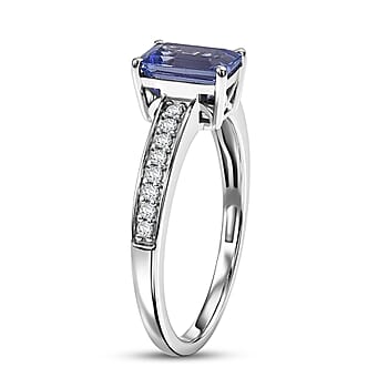 Tanzanite / Rhodium Over Sterling Silver / 7 - Product card gallery slide 4 (10178494726457)
