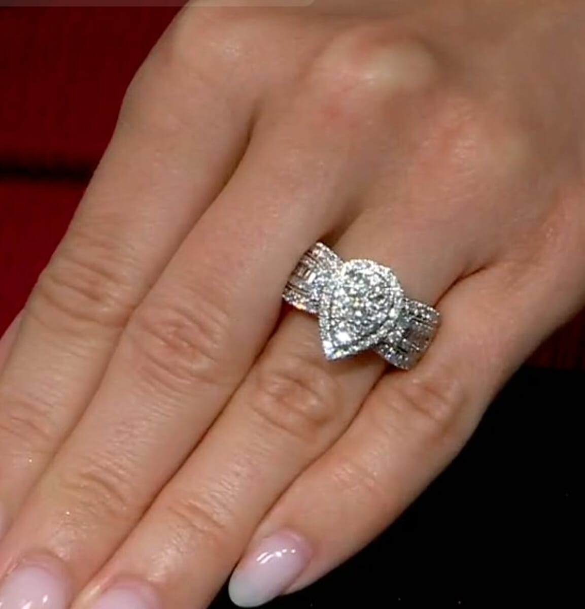 NY Closeout Deal Diamond G-H SI1 2.00 ctw Ring in 10K White Gold (Size 7.0) 5.75 Grams image number 2