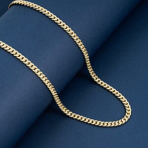 4.5mm Cuban Chain Necklace in 10K Yellow Gold (24 Inches) 9.3 Grams