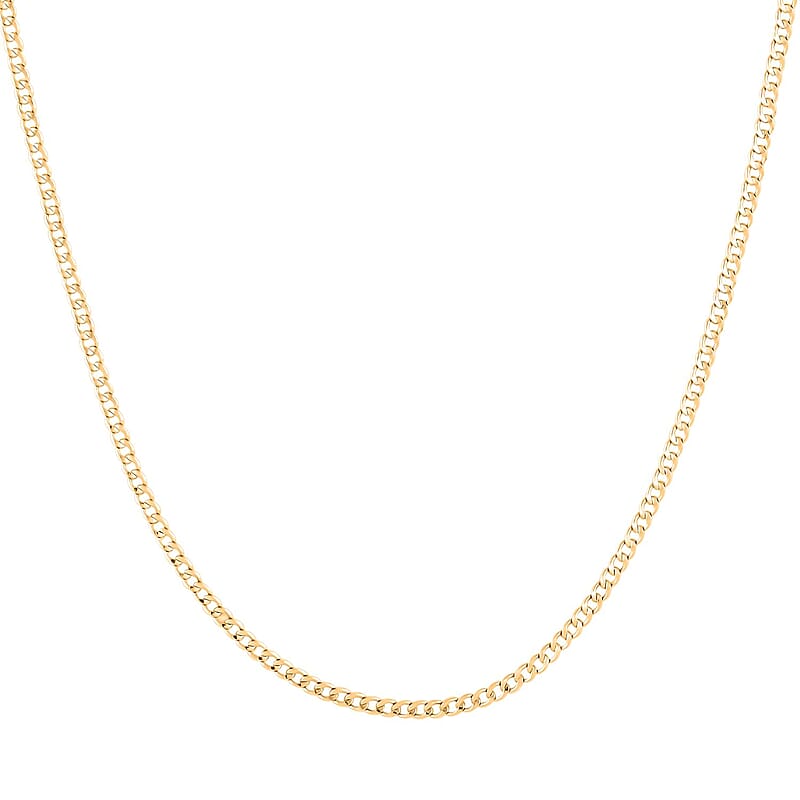 14K Yellow Gold 4.30mm Cuban Chain Necklace (24 Inches) (7.05 g)
