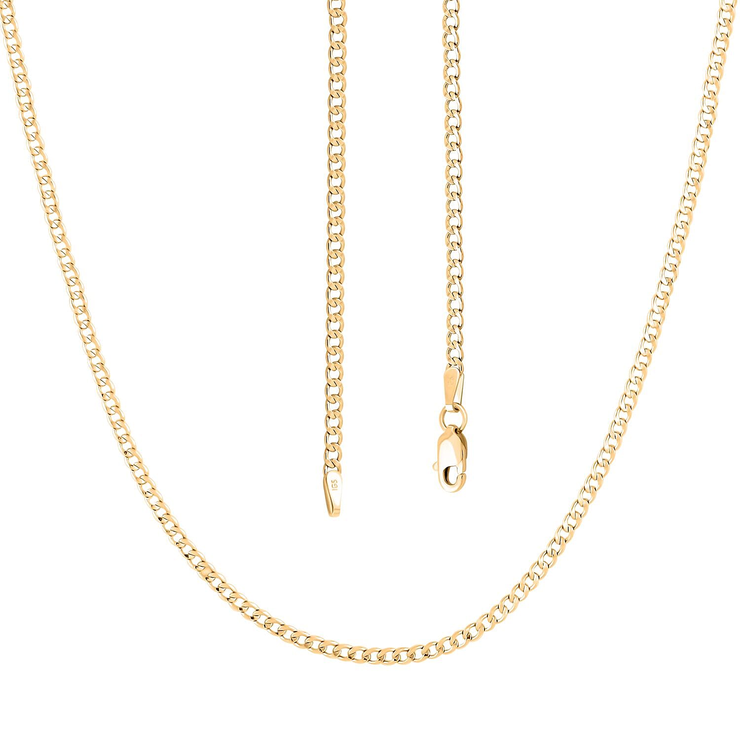 14K Yellow Gold 4.30mm Cuban Chain Necklace (24 Inches) (7.05 g)