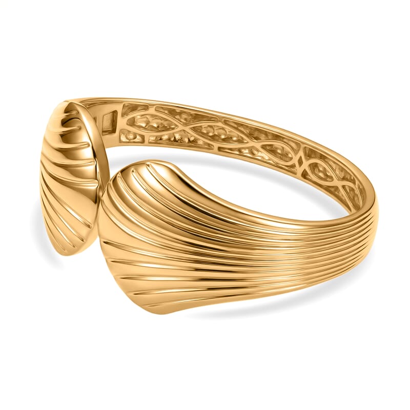 EverTrue Cuff Bracelet in 18K YG Plated