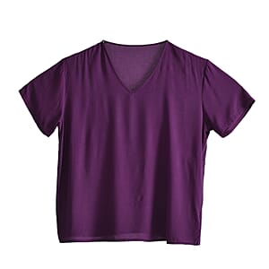 La Marey Purple Tops and Flowy Wide Leg Pants - One Size Fits Most