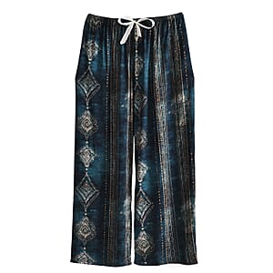 La Marey Teal Tops and Flowy Wide Leg Pants - One Size Fits Most