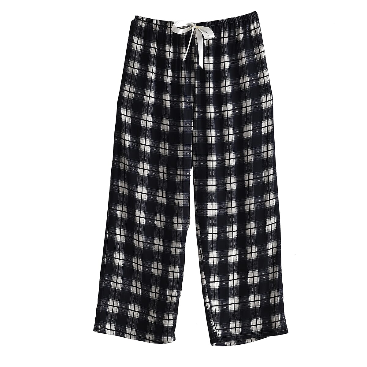 La Marey Black Tops and Flowy Wide Leg Pants - One Size Fits Most image number 3