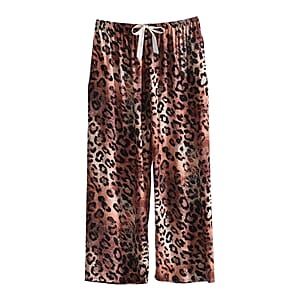 La Marey Brown Tops and Flowy Wide Leg Pants - One Size Fits Most