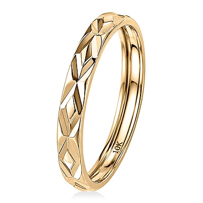Luxoro Band Ring in 10K Green Gold (Size 6.0) 1.27 Grams