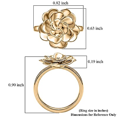 Luxoro 10K Green Gold Floral Ring (Size 5.0) (5.10 g)