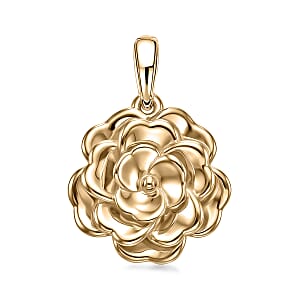 Luxoro Floral Pendant without Chain in 10K Green Gold 3.0 Grams