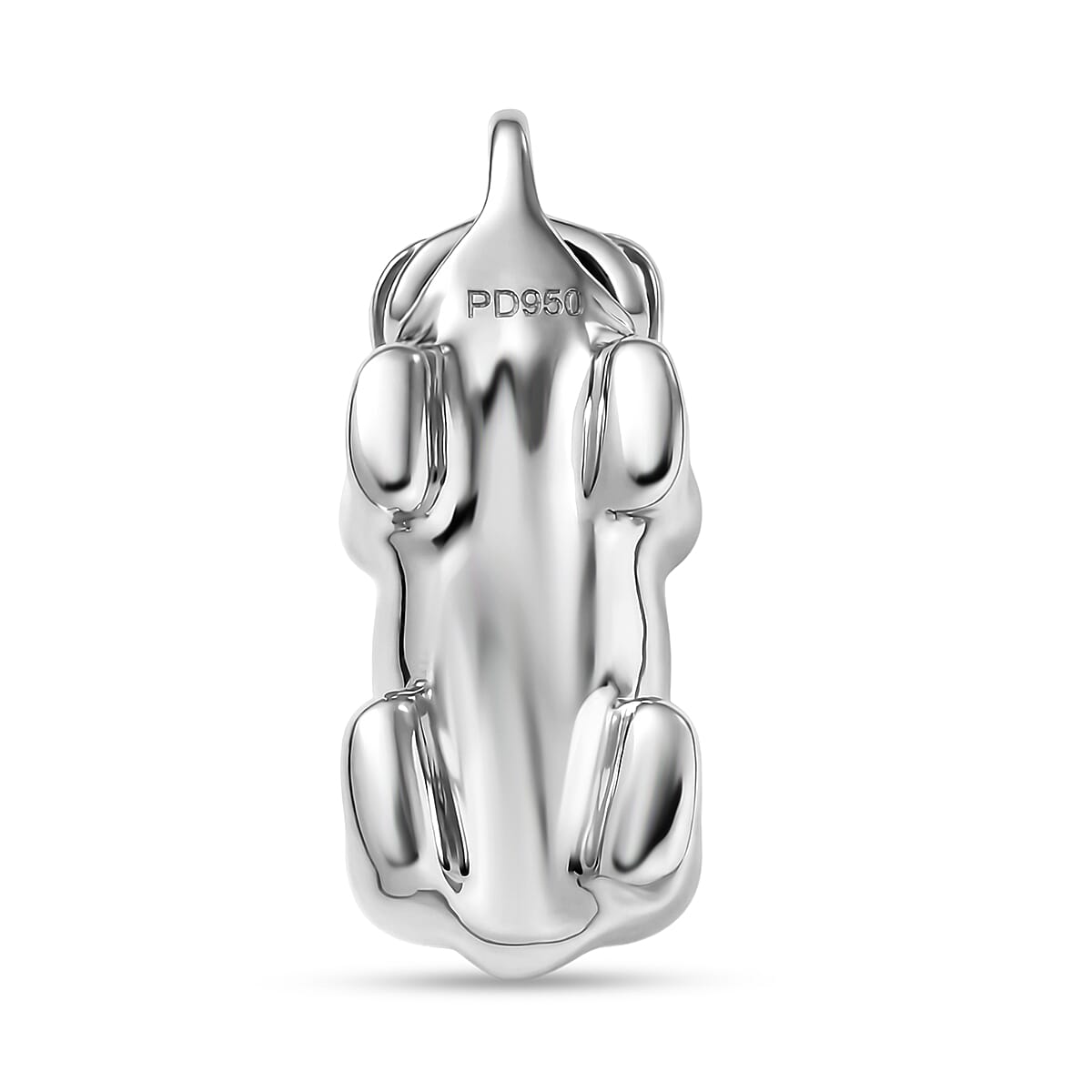 Pixiu Pendant Without Chain in 950 Palladium 2.35 Grams  image number 4