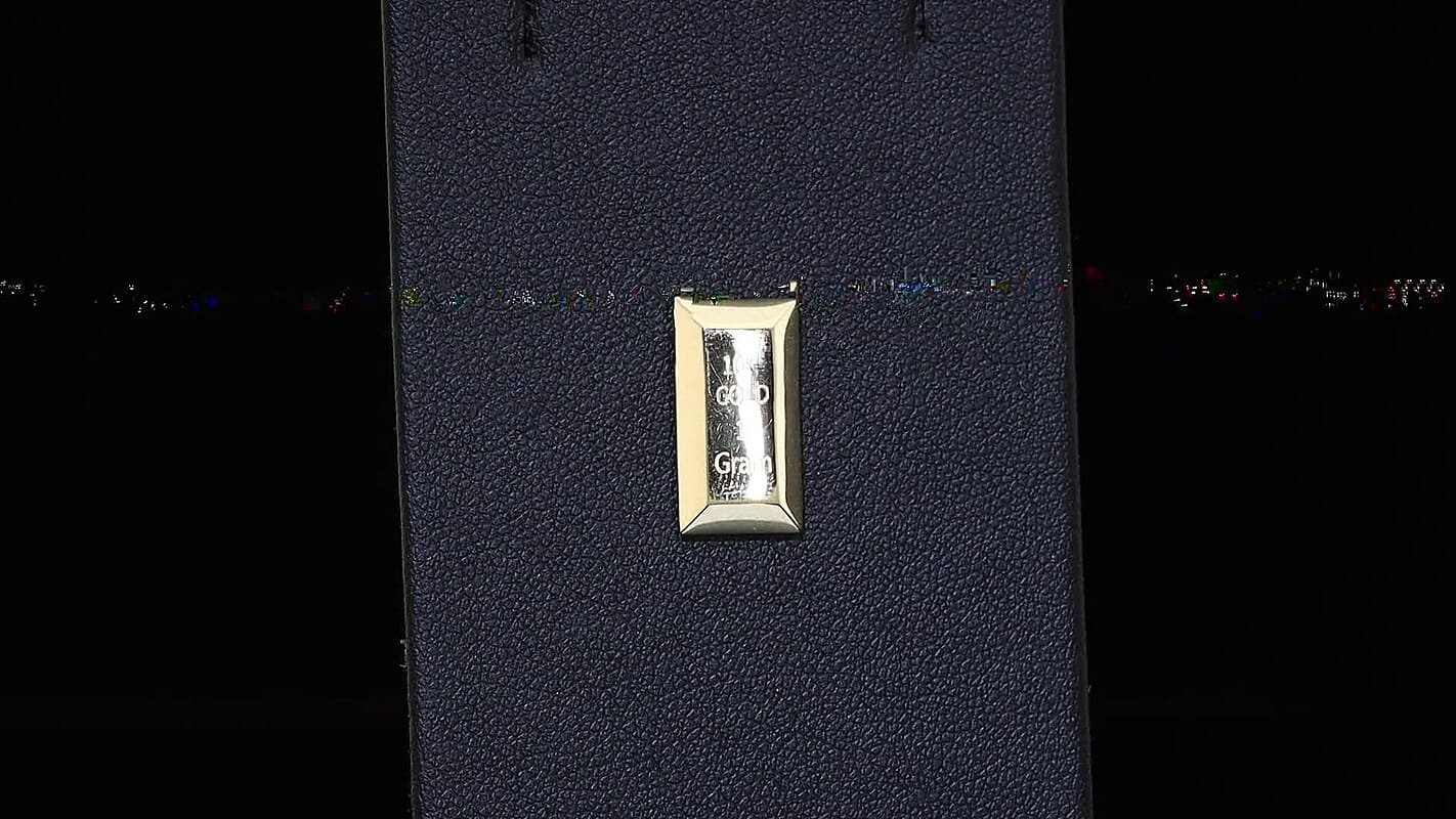 10K Yellow Gold Bar 1 Grams