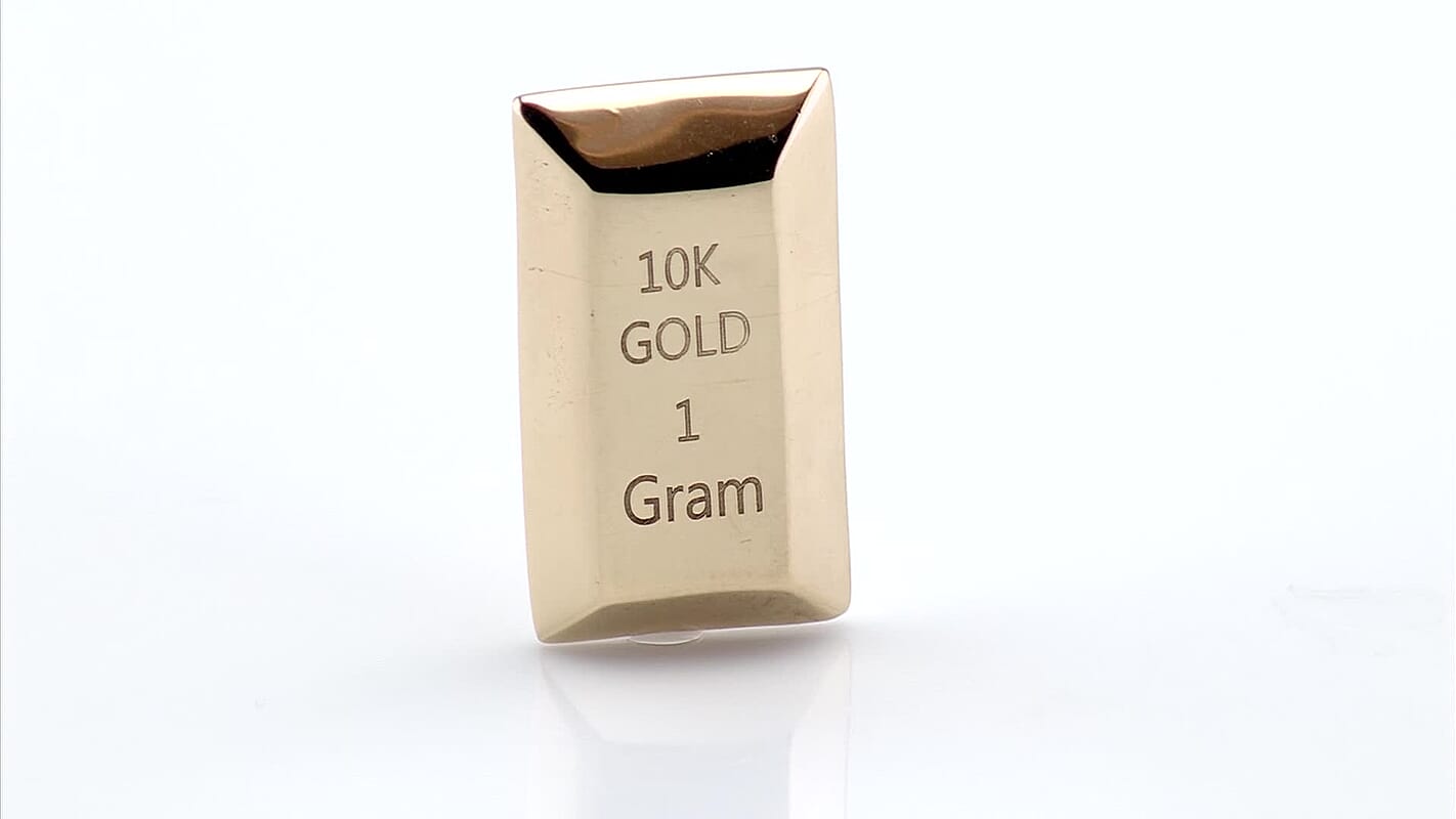 10K Yellow Gold Bar 1 Grams