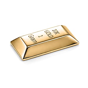 10K Yellow Gold Bar 1 Grams