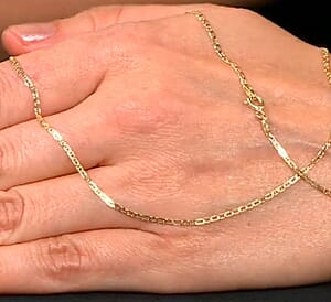 Gucci Chain Necklace in 10K Yellow Gold 1.80 Grams 18 Inches