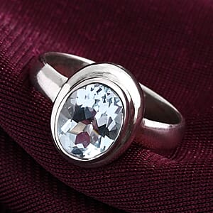 Bali Legacy Blue Topaz 3.10 ctw Ring in Sterling Silver (Size 6.0)