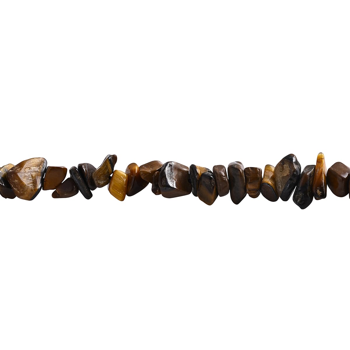 Bali Legacy Tiger's Eye 196.00 ctw Beaded Necklace in Stainless Steel 20 Inches image number 3
