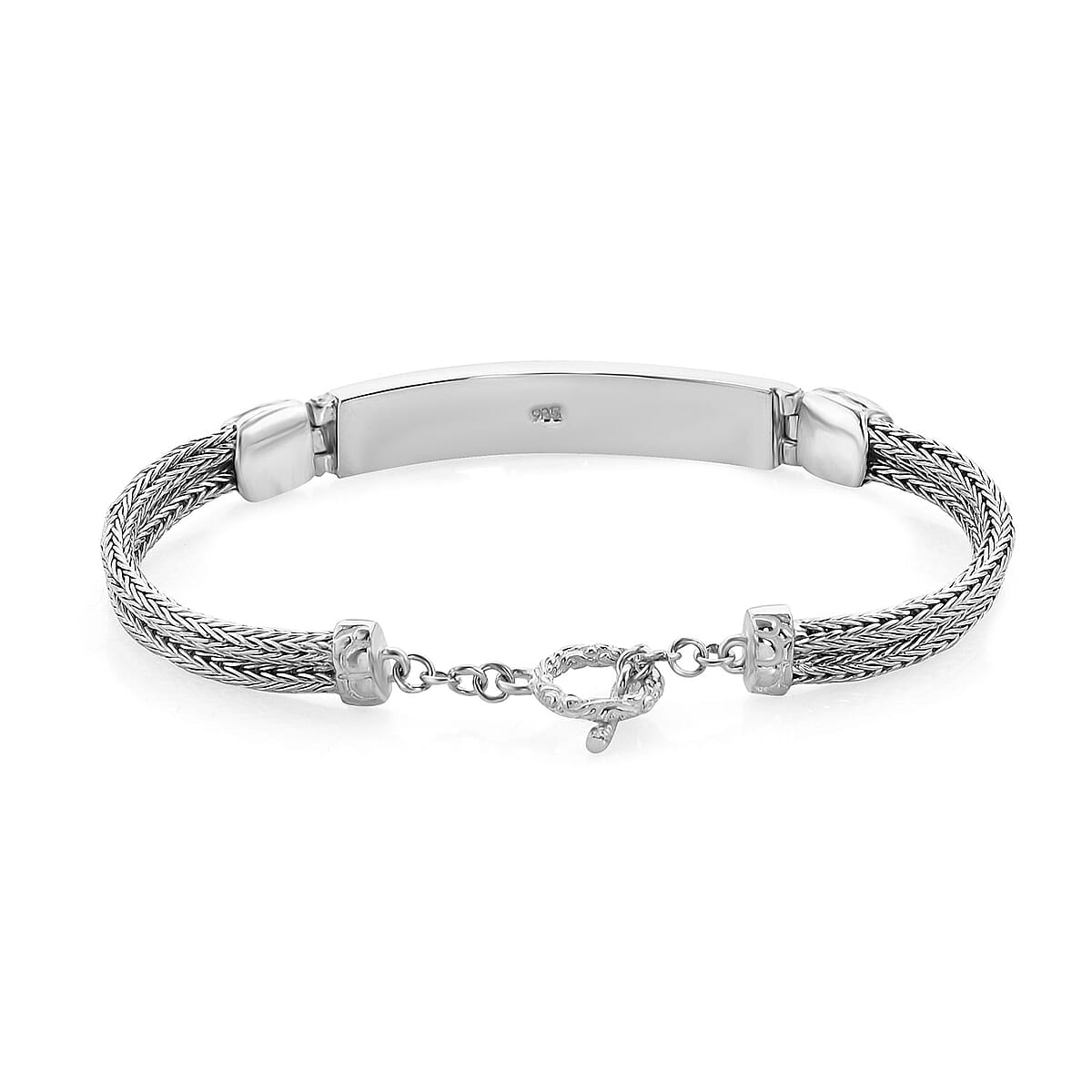 Bali Legacy Elephant Bracelet in Sterling Silver (8.00 In) 13.80 Grams image number 3