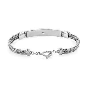 Bali Legacy Elephant Bracelet in Sterling Silver (8.00 In) 13.80 Grams