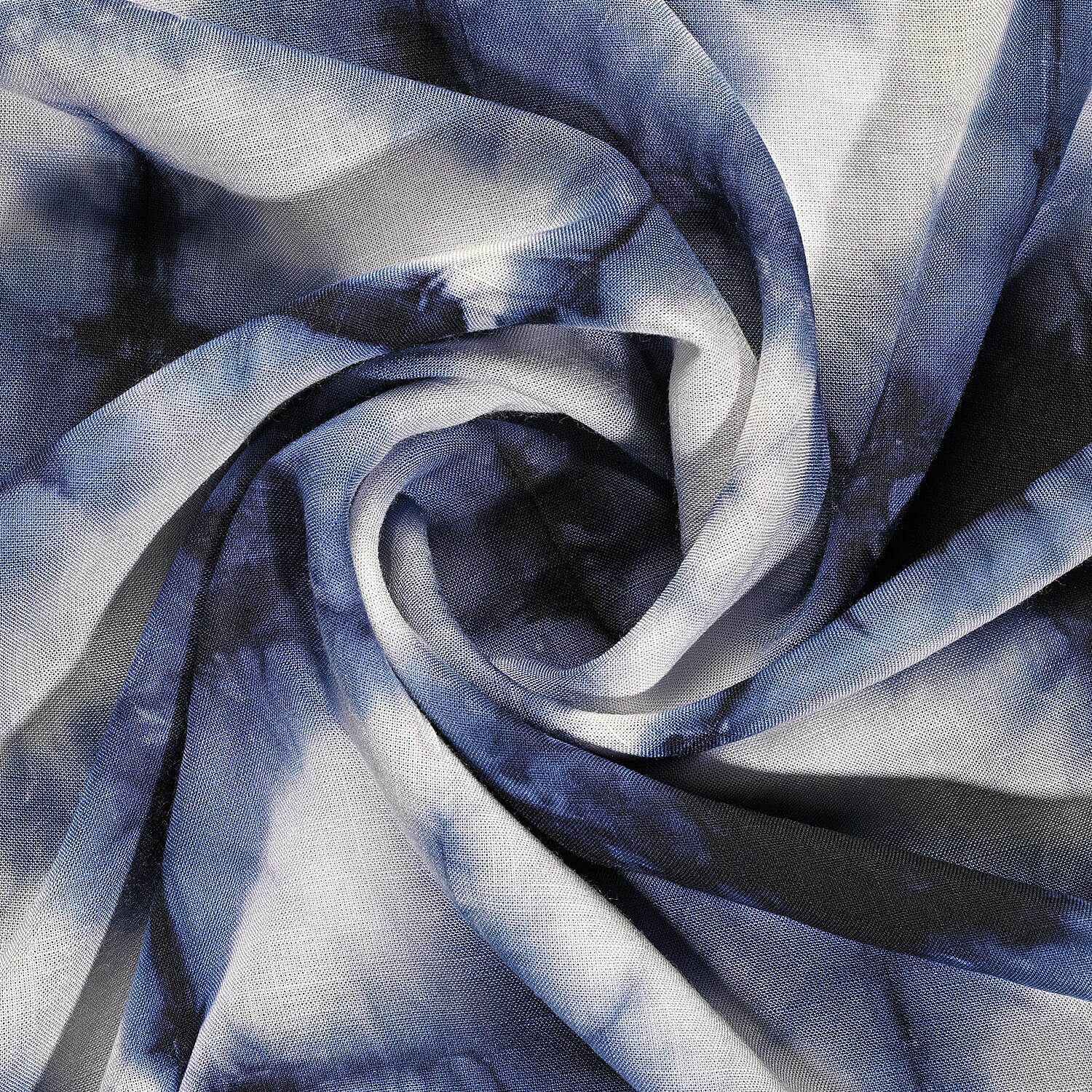 La Marey Purple Marble Print Set of 3 Tie Dye Ombre Scarves - One Size Fits Most